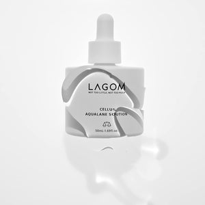 LAGOM Cellus Aqualane Solution Vegetable Squalane Essence Serum Natural Morning Face Texture Firmer Aquatide Tocopherol Enhancing Formula Sensitive Oily Dry Wrinkle Aging Skin 50Ml 1.69Oz