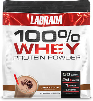 Labrada Nutrition 100% Whey Protein Chocolate 4.13 Pound