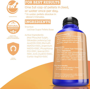 Horse All-Natural Equine Gastric Ulcer Syndrome (EGUS) Support -Reduces Ulcers & Other Stomach Lining Issues - Supplements for Horses - Homeopathic & Highly Effective-300 Tablets