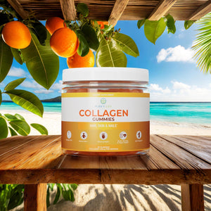 Sugar-Free Marine Collagen Gummies (90 Collagen Chews) Potent 500Mg Collagen Gummy for Hair Growth, Healthier Skin & Nails, Pore Reducer & Elasticity Hydrolyzed, Gluten Free, Non-Gmo, Orange Flavor