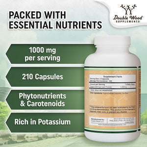 Lactation Supplement for Increased Breast Milk - Moringa Vegan Superfood for Breastfeeding Lactation Support (More Effective than Lactation Cookies) for Breast Milk Supply Boost by Double Wood