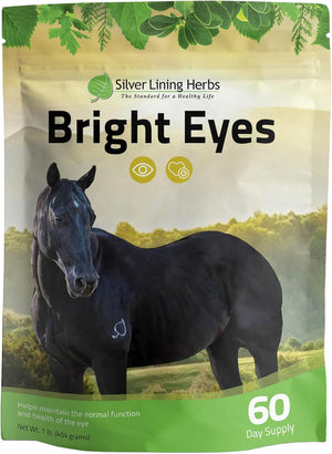 Silver Lining Herbs Bright Eyes - Supports Horse Eye Health - Maintains Normal Mineral Levels for Horse'S Eyes - Natural Herbs Supporting Long Term Equine Eye Health - 1 Lb Bag