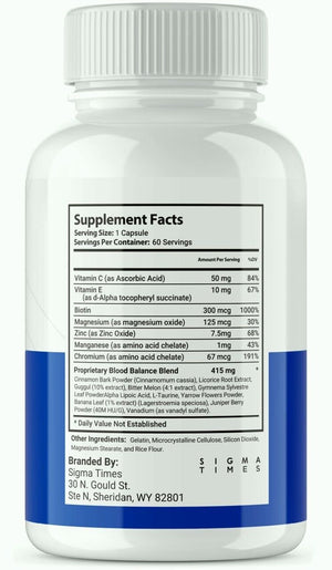 (3 Pack) Amiclear Capsules - Advanced Blood Sugar Support Formula