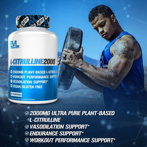 L-Citrulline2000 Nitric Oxide Supplement for Men Nutrition High Strength L Citrulline Capsules for Enhanced Muscle Strength Recovery and Intense Pumps - Plant Based Nitric Oxide Booster