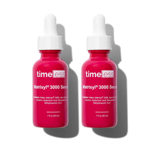 Timeless Skin Care Matrixyl 3000 Serum - Personal Care Face Serum Supports Hydration - Matrixyl Serum with Hyaluronic Acid - Fragrance-Free Serum for Skin Care - 1 Oz (Pack of 2)