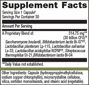 Ultraflora Spectrum - Digestive & Immune Health Supplement* - Daily Probiotic - Non-Gmo & Gluten-Free - 30 Capsules
