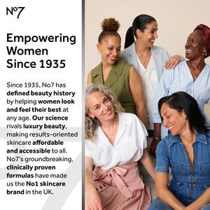 No7 Lift & Luminate Triple Action Skincare Set - Broad Spectrum anti Aging Day Cream SPF 30 + Vitamin C Wrinkle Serum + Collagen Peptide Brightening Night Cream (3 Piece Kit)