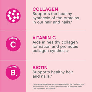 Super Collagen with Vitamin C and Biotin, Skin, Hair and Nails Supplement, Includes Antioxidants, Tablet, 270 Count, 1 Bottle