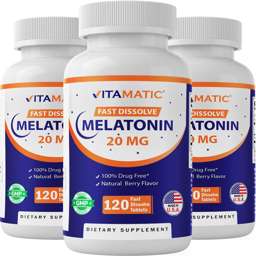 Melatonin 30mg Tablets For Adults (240 Count) - Fast - View #3