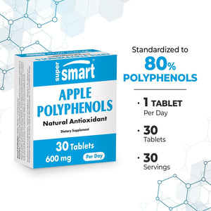 '- Apple Polyphenols Supplement 600Mg per Day (High Strength 80% Polyphenols) - Apple Extract | Non-Gmo & Gluten Free - 30 Tablets