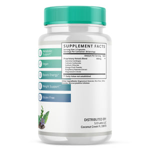 Lean Bliss, Leanbliss Supplement for Weight Loss & Fat Burning (60 Capsules)