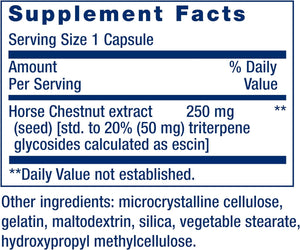 Life Extension Venotone – Standardized Horse Chestnut – Promotes Healthy Fluid Balance – Gluten-Free, Non-Gmo – 60 Capsules