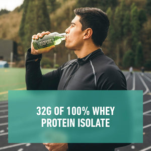 Isopure Zero Carb 32G Protein Ready-To-Drink, Whey Protein Isolate, Blue Raspberry, 16 Fl Oz (12 Bottles)