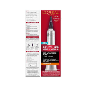 L'Oreal Paris Revitalift 10% Pure Vitamin C Face Serum, Brighter Skin, Reduced Wrinkles, Fragrance Free 1 0Z.