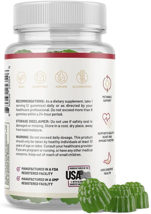 Snap Supplements Blood Sugar Gummies, Support Already Healthy Blood Sugar Levels, Cinnamon Bark and Blueberry Fruit Extract, Natural Melon Flavor, 60 Gummies