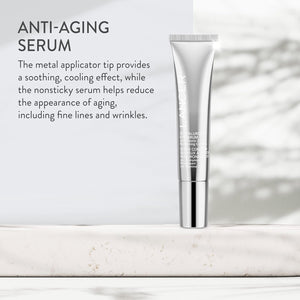 Lancer Skincare 3D Hyaluronic Eye Serum with Vitamin C Brightening Complex, Anti-Aging Eye Cream, 0.5 Fluid Ounces