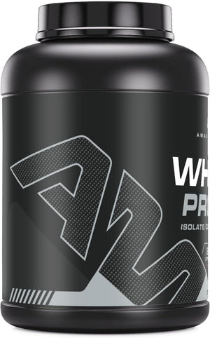 Amazing Muscle 100% Whey Protein Powder *Advanced Formula with Whey Protein Isolate as a Primary Ingredient along with Ultra Filtered Whey Protein Concentrate (Banana, 5 Lb)