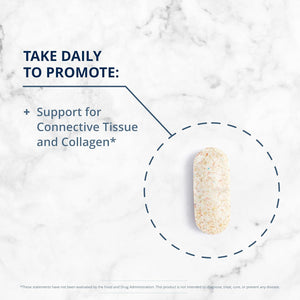 Collagenics - Connective Tissue & Collagen Support Supplement* - Multivitamin & Multimineral - Zinc Supplements - Vitamin C - Pantothenic Acid - Non-Gmo & Gluten-Free - 180 Tablets
