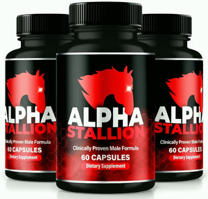 (3 Pack) Alpha Stallion Male Health Pills to Boost Stamina and Endurance