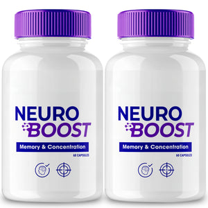(2 Pack) Neuro Boost Brain Supplement Pills for Memory and Focus (120 Capsules)