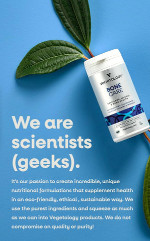 Bone Care Bone Health Supplements - Phytodroitin, Glucosamine, Vitamin D3 K2 & Calcium Supplement – Cartilage, Muscle & Joint Support Supplement – Vegan Bone Strength (60 Count)