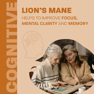 Certified Organic Lion'S Mane - Cognition & Memory - 120 Capsules - 2000Mg- Fruiting Body - Multiple Extraction - over 25% Beta-Glucans