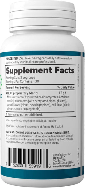 Immune 1St Response AHCC 750-60 Capsules