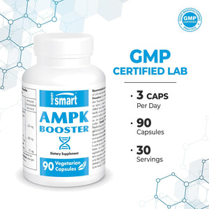 '- AMPK Booster - AMPK Metabolic Activator - with Berberine | Non-Gmo & Gluten Free - 90 Vegetarian Capsules