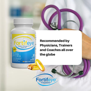 Super Omega-3 Fish Oil | 1600 Mg Omega 3 | with EPA and DHA | Natural Lemon Flavor 60 Servings