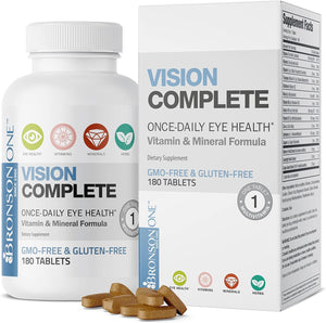 ONE Daily Vision Complete Eye Health Support Multivitamin Multimineral Supplement Formula, 180 Tablets