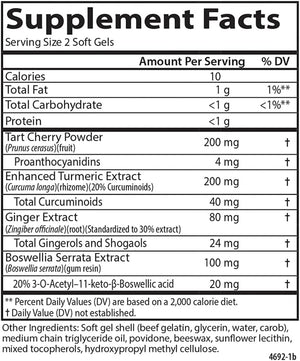 '- Enhanced Mobility, Botanical Joint Support, Boswellia, Tart Cherry, Curcumin, Ginger, 120 Softgels