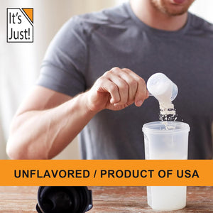 It'S Just! - 100% Casein Protein Powder, Made in USA, No Added Flavors or Sweeteners (Unflavored, 5 Pound (Pack of 1))