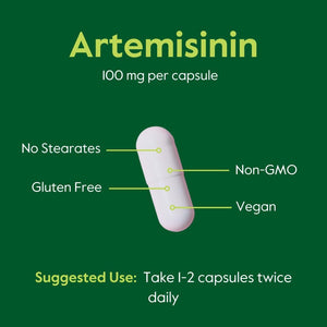 BESTVITE Artemisinin 100Mg (240 Vegetarian Capsules) (2-Pack) - No Stearates - No Flow Agents - Vegan - Gluten Free - Non GMO