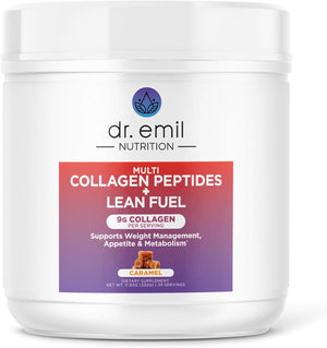DR. EMIL NUTRITION Collagen Peptides Powder plus Gut Health Supplement - Collagen Powder for Women with Colostrum & Probiotics for Gut Support & Immunity - Collagen Supplements for Hair, Skin & Nails