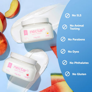 Nectar Bath Treats Shea Body Butter, Lavender Body Cream for Moisturizing Dry Skin, Vegan Skin Cream for Women, 8 Oz. (Lavender)