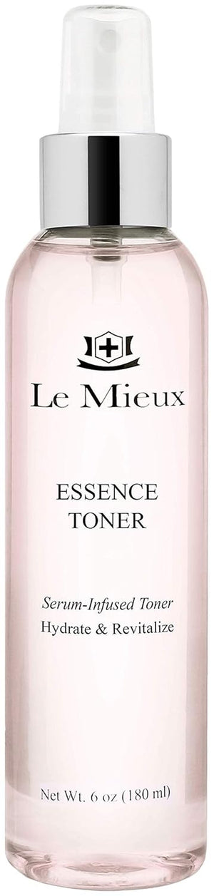 Le Mieux Essence Toner - Serum-Infused Moisturizing Facial Toner Spray with Peptides, Enzymes & Marine Algae, Hyaluronic Face Spray for Sensitive Skin (6 Oz / 180 Ml)