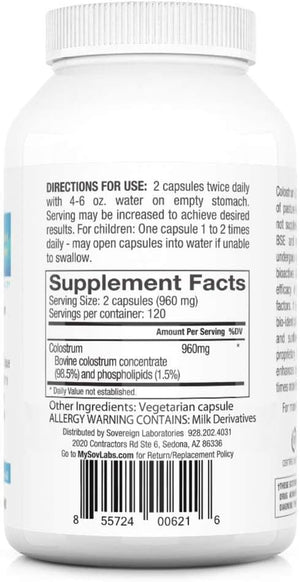 Colostrum-Ld Colostrum Capsules - 240 Capsules - Liposomal Delivery