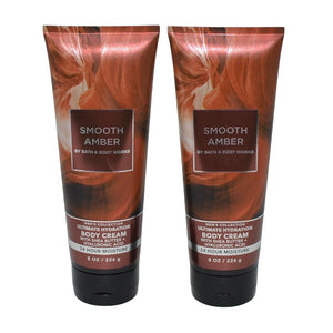 Bath & Body Works Ultimate Hydration Body Cream Pack of 2 (Smooth Amber)