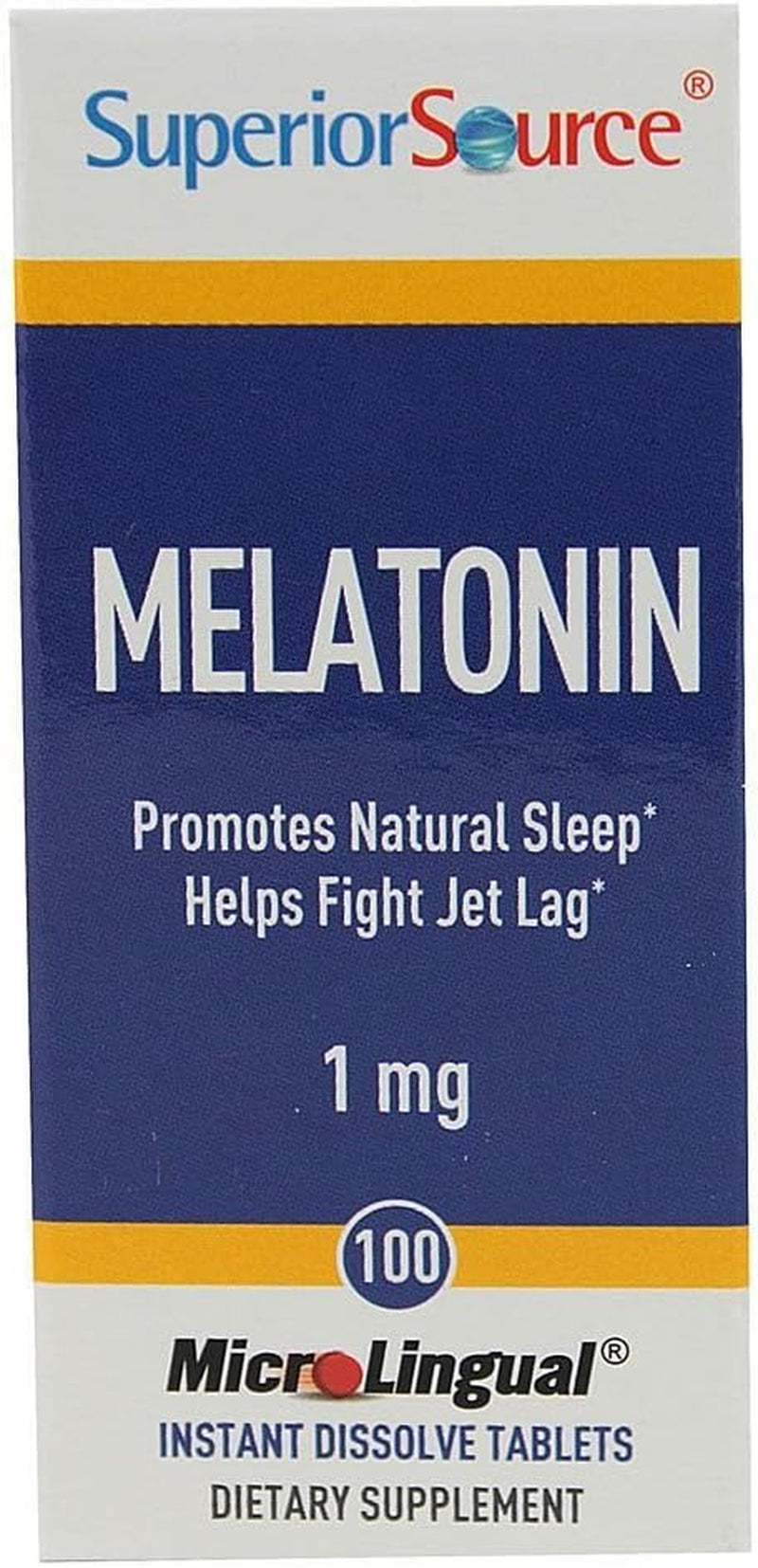 Superior Source Melatonin 1 Mg 100 Sublingual Tablet
