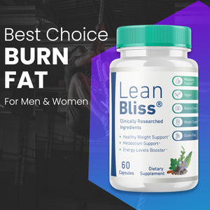 Lean Bliss, Leanbliss Supplement for Weight Loss & Fat Burning (60 Capsules)