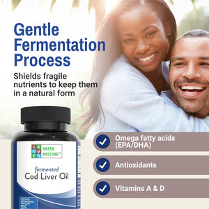 Fermented Cod Liver Oil Orange Flavor 120 Caps