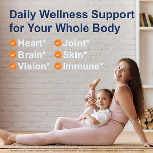 '- Elite Omega-3 Gems, 1600 Mg Omega-3 Fatty Acids Including EPA and DHA, Norwegian Fish Oil Supplement, Wild Caught, Sustainably Sourced Capsules, Lemon, 90+30 Softgels