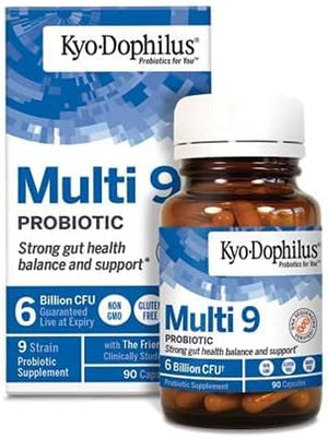 Kyolic Kyo-Dophilus Multi-9 Probiotic, for Strong Gut Health Balance and Support, 180 Count