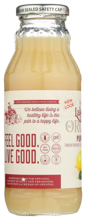 LAKEWOOD JUICE LEMON PURE ORG, 12.5 FO by Lakewood