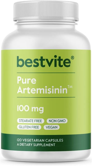 BESTVITE Artemisinin 100Mg (240 Vegetarian Capsules) (2-Pack) - No Stearates - No Flow Agents - Vegan - Gluten Free - Non GMO