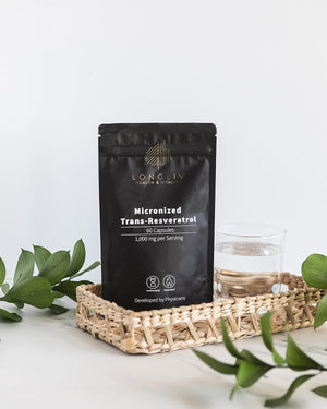 Resveratrol Supplement – Advanced Trans Resveratrol Capsules – Micronized Resveratrol 1000Mg against Inflammation and Oxidative Stress – Physician-Developed Resveratrol Capsules – 60 Capsules