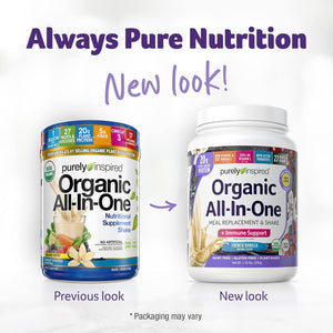 Meal Replacement Shake, Organic | Purely Inspired All-In-One Meal Replacement | Plant Based Protein Powder for Women & Men | Organic Protein Powder | Protein Shake Powder | Chocolate, 1.3 Pounds