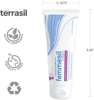 Femmesil Feminine Care Vaginal Health Antifungal Cream for Relief from Yeast Infection, Vaginal Itch & Irritation, Vaginal Cream for Women, 50Gm Tube