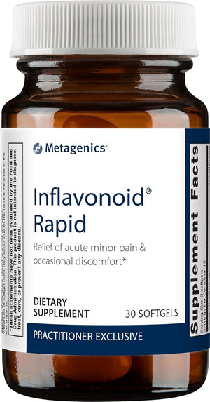 Inflavonoid Rapid - 1 G Black Sesame Seed Oil Blend - 260 Mg Curcuminoids & Turmeric Extract - Joint Discomfort Support Formula* - Non-Gmo & Gluten Free - 30 Softgels