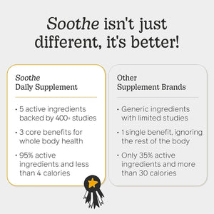 Soothe Immune Support Dog Supplement | Probiotics and Postbiotics for Allergies and Dog Gut Health | Fights Paw Licking, Itchy Skin and Ear Infection | Promotes Healthy Skin and Coat | 60 Scoops